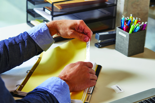 DYMO Etiqueta LW carpetas colgantes 50x12mm, 1 rollo etiquetas  (220) Papel Blanco