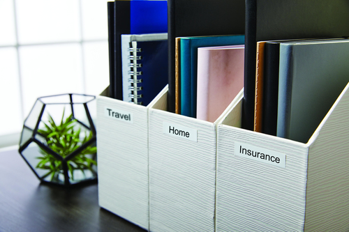 DYMO Etiqueta LW lomo archivadores, 1 rollo etiquetas (110)
Papel blanco