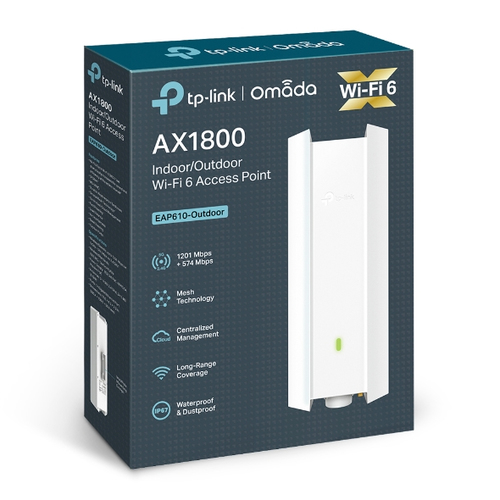 TP-LINK Punto de acceso Wi-Fi 6 de doble banda AX1800 Bajo techo,exteriores