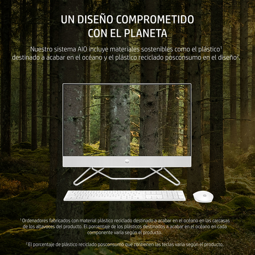 HP All in One 24-CB0005NS Intel Celeron J4025 / 8GB / 512SSD / W11 Home / 23,8" / Tactil