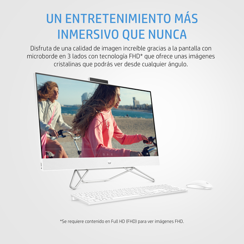 HP All in One 24-CB0005NS Intel Celeron J4025 / 8GB / 512SSD / W11 Home / 23,8" / Tactil