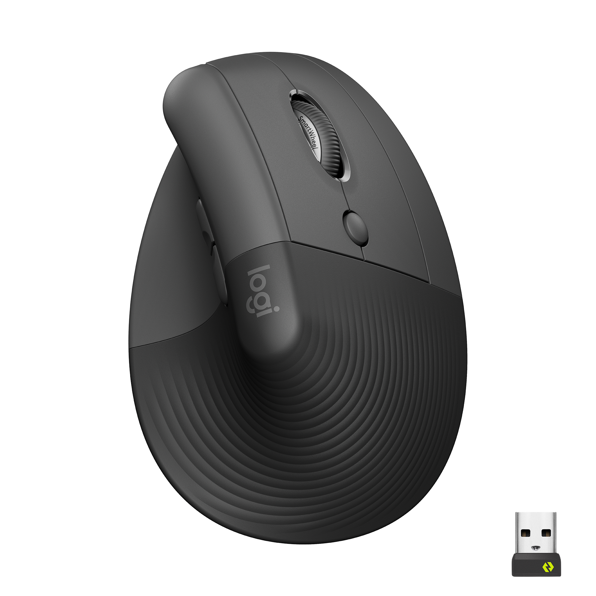 LOGITECH Raton Inalambrico 6 botones Ergonomico, Vertical, Videojuegos