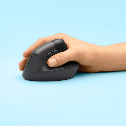 LOGITECH Raton Inalambrico 6 botones Ergonomico, Vertical, Videojuegos