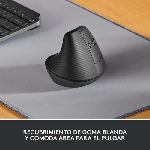 LOGITECH Raton Inalambrico 6 botones Ergonomico, Vertical, Videojuegos