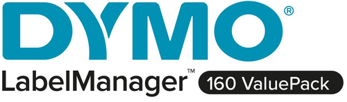 DYMO Rotuladora LABEL MANAGER LM160 kit Etiquetadora + 3 rollos de cinta de etiquetas D13 cartuchos de etiquetas D (2181011)
