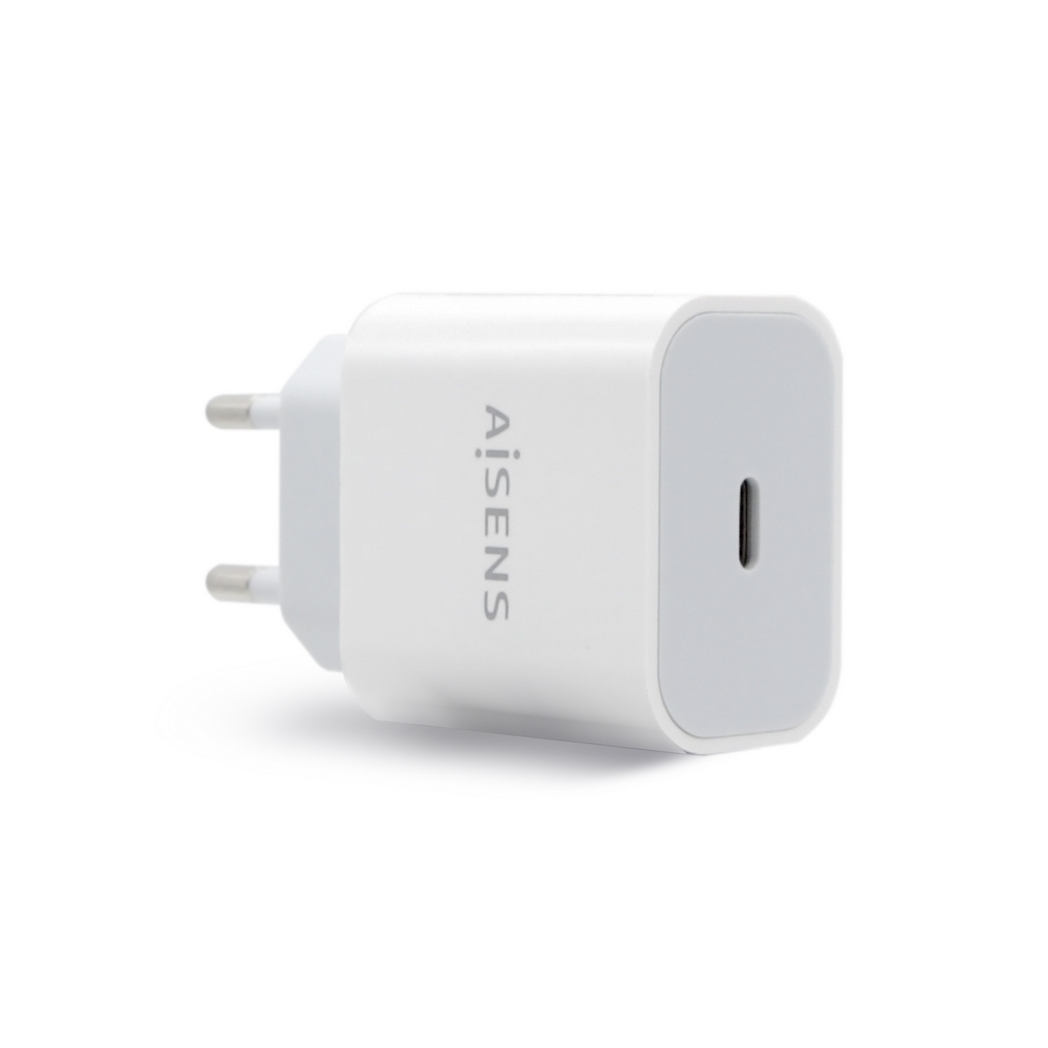 AISENS - CARGADOR USB-C PD3.0 1 PUERTO 1xUSB-C 20W, BLANCO