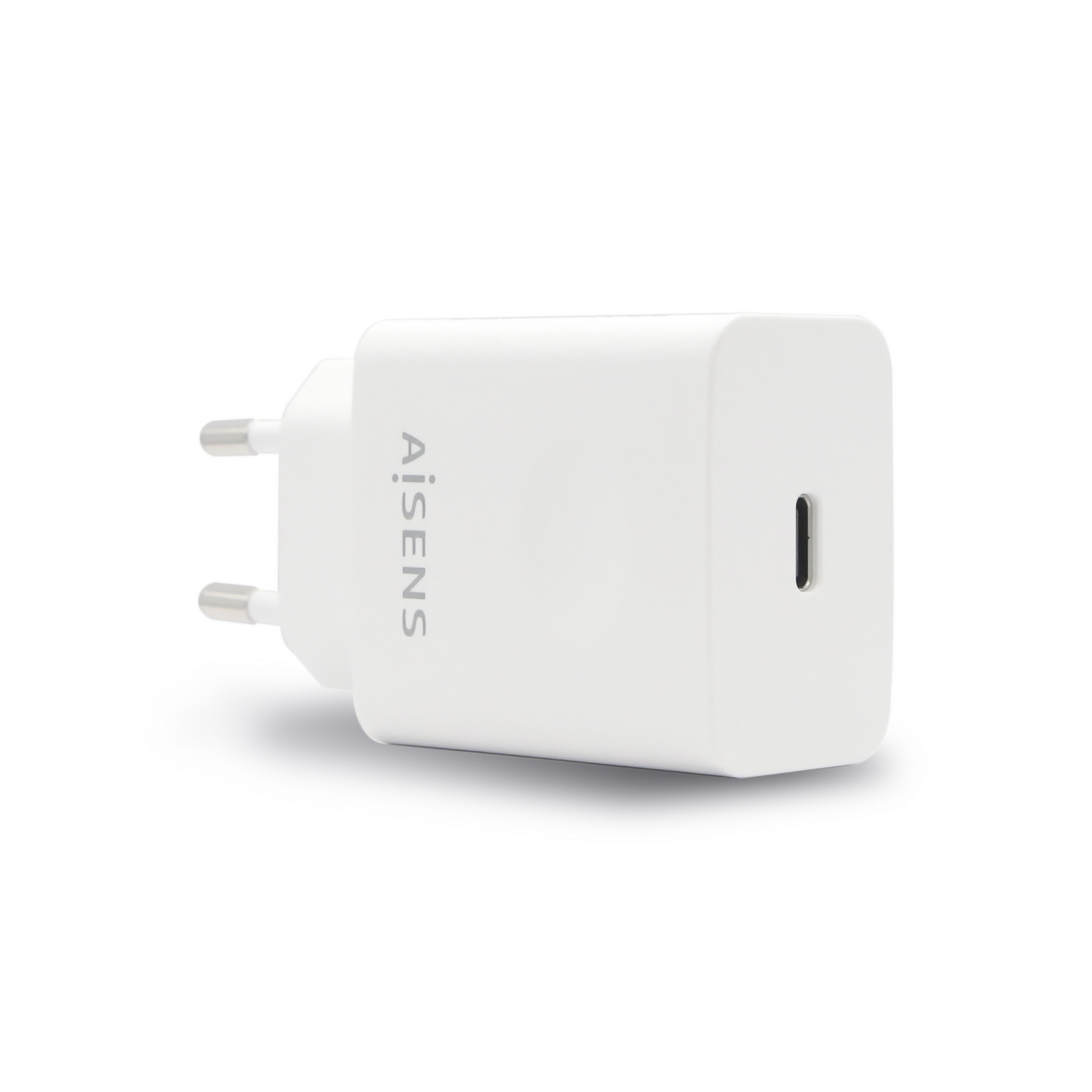 AISENS - CARGADOR USB-C PD3.0 1 PUERTO 1xUSB-C 20W, BLANCO