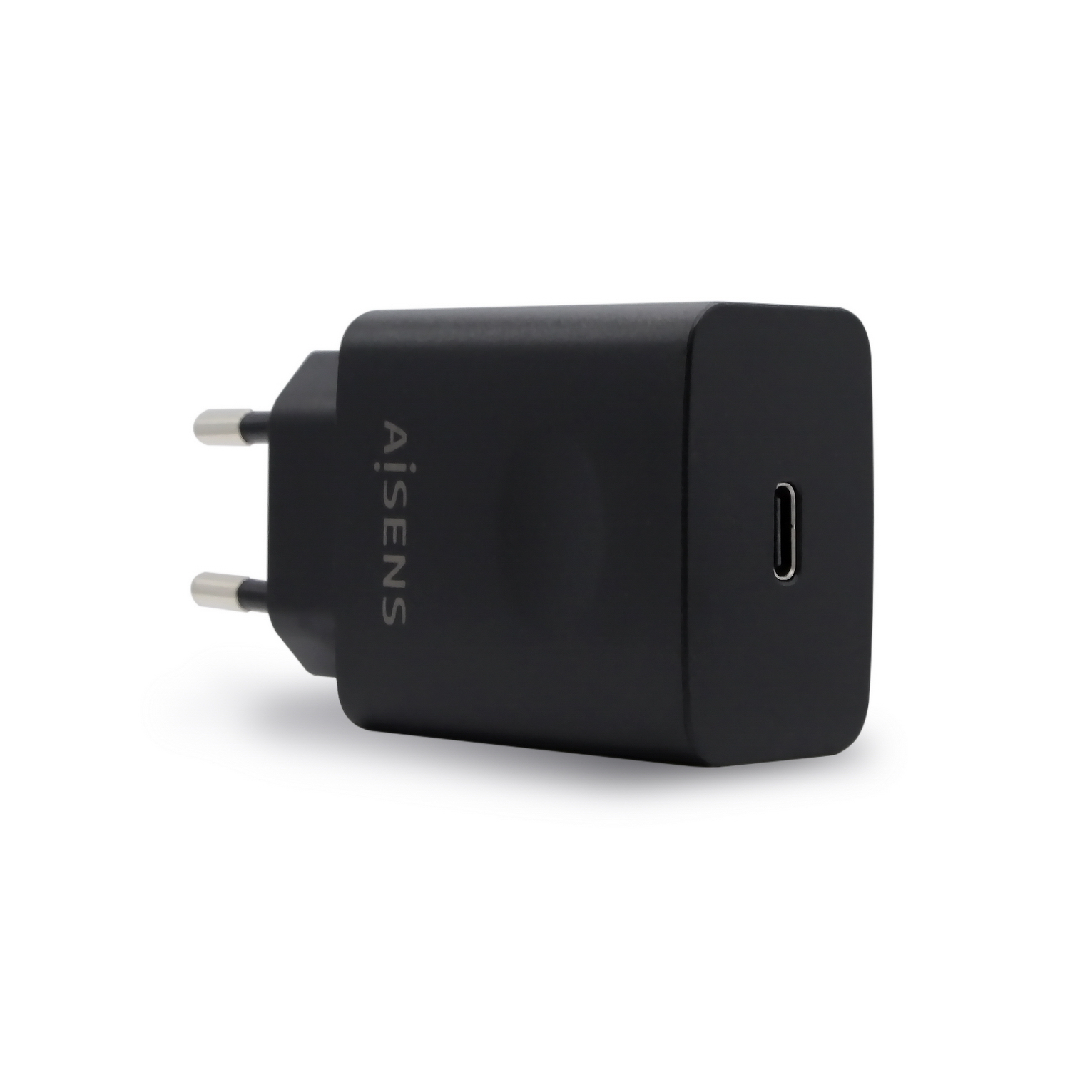 AISENS - CARGADOR USB-C PD3.0 1 PUERTO 1xUSB-C 20W, NEGRO