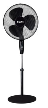 SVAN Ventilador de pie base redonda, Potencia 50W