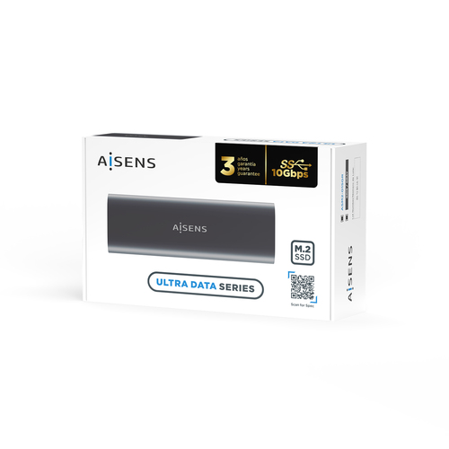 AISENS CAJA EXTERNA M.2 (NGFF) ASM2-015GR SATA/NVME A USB3.1 GEN2, GRIS