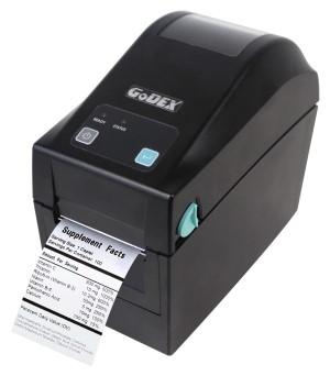 GODEX Impresora Etiquetas DT200 TD. 203 ppp. Ancho de impresion 54 mm, papel hasta 60mm. Velocidad d