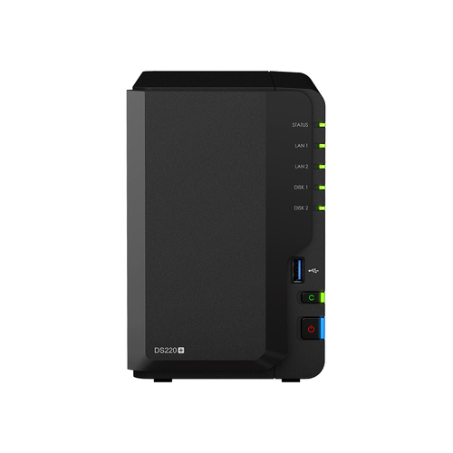 SERVIDOR NAS SYNOLOGY DISK STATION DS220+ 2 BAHIAS