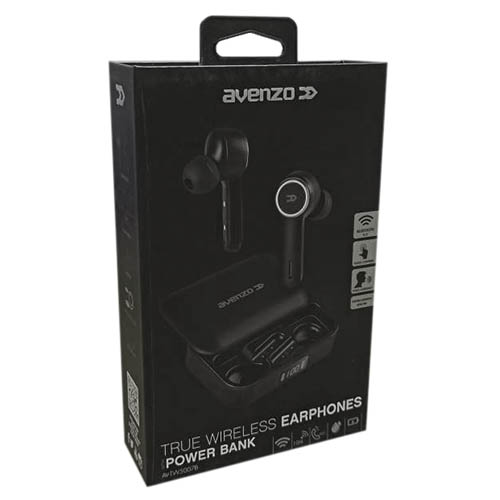 AVENZO AURICULARES TWS TACTILES CON POWER BANK