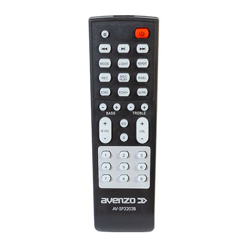 AVENZO ALTAVOZ BLUETOOTH CON LUCES LED 250W 5400 mAh- descatalogado