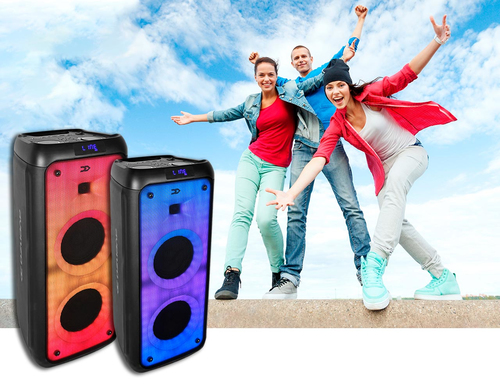 AVENZO ALTAVOZ BLUETOOTH CON LUCES LED 250W 5400 mAh- descatalogado