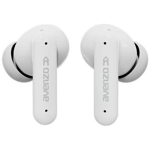AVENZO AURICULARES TRUE WIRELESS TACTILES CON POWER BANK BLANCOS