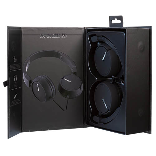 AVENZO AURICULAR DJ CON CABLE NEGRO