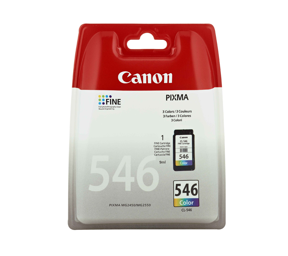 Canon Cartucho Color Pixma MG2250/MG2450/MG2550 CL546 180pag. *BLISTER ALARMA*
