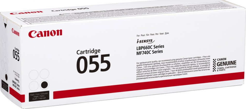 CANON Toner 055 BK LBP660 Negro 2.300p.