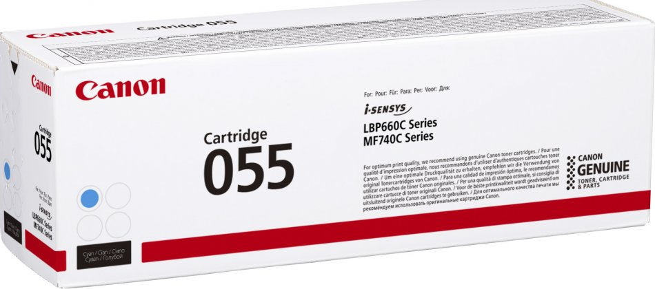 CANON Toner 055 C LBP660 cyan 2.100p