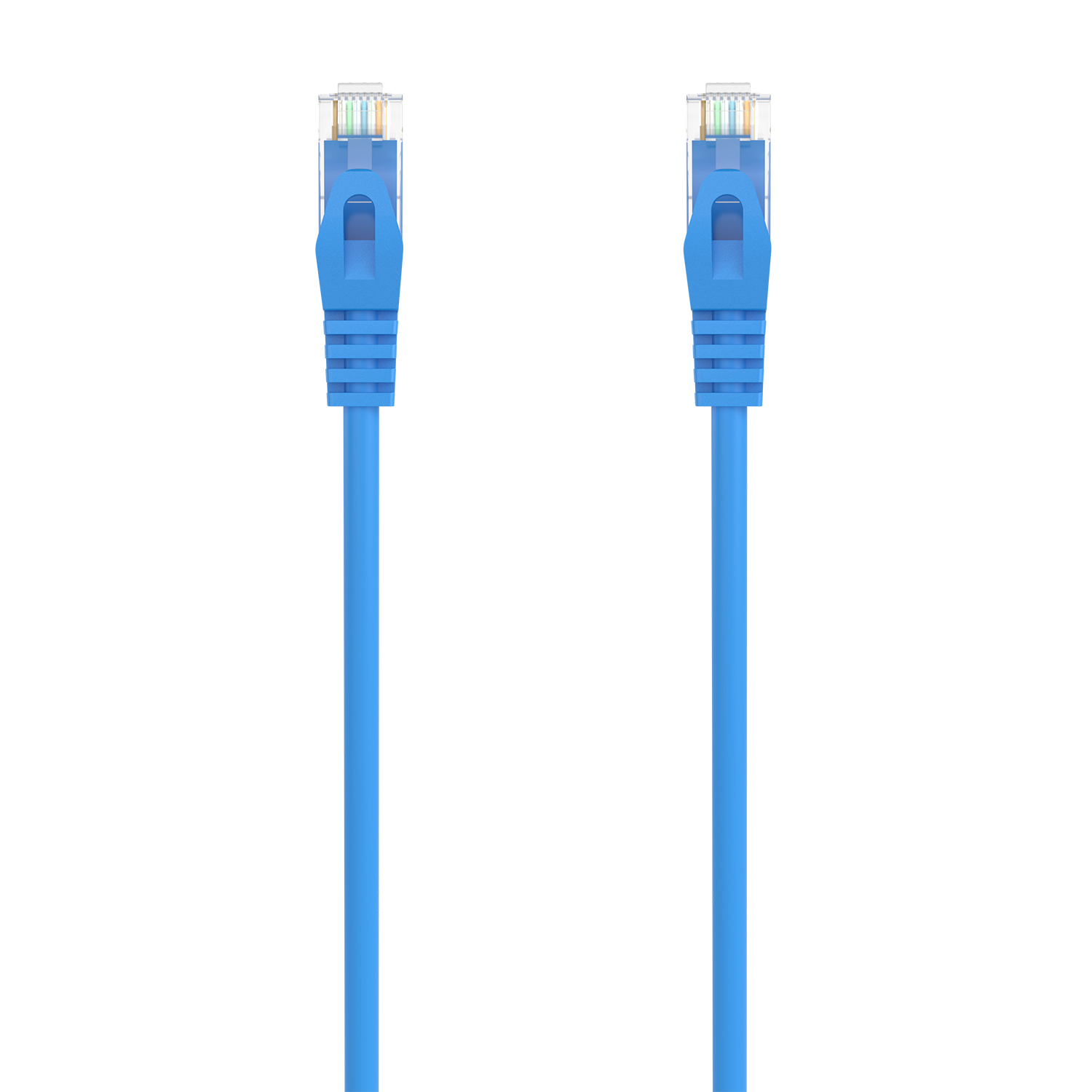 AISENS - CABLE DE RED LATIGUILLO RJ45 LSZH CAT.6A 500 MHZ UTP AWG24, AZUL, 0.5M