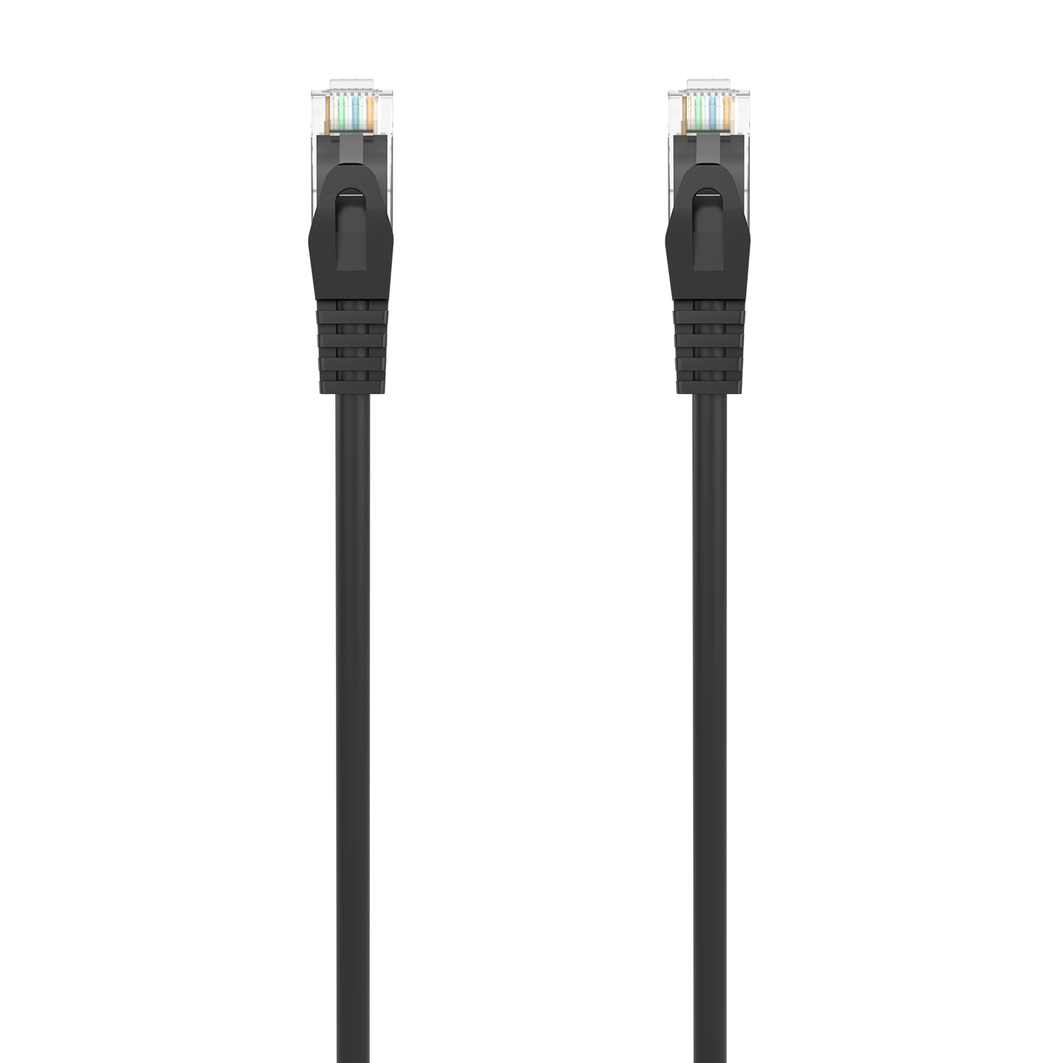 AISENS - CABLE DE RED LATIGUILLO RJ45 LSZH CAT.6A 500 MHZ UTP AWG24, NEGRO, 0.5M