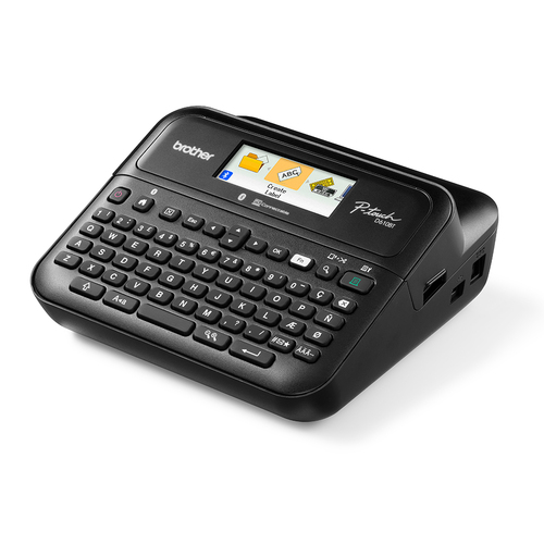 BROTHER Rotuladora electrónica de sobremesa PT-D610BTVP con pantalla a color, teclado, conexión a