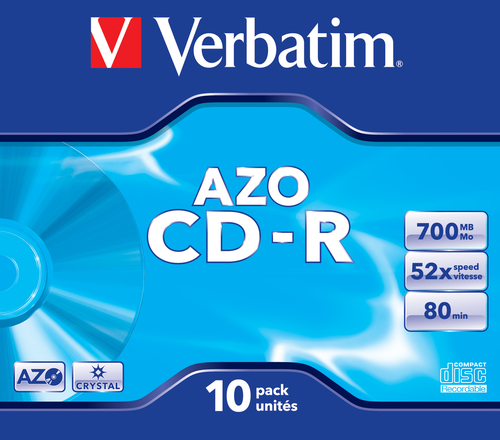 VERBATIM CD-R 700Mb 52X (Pack de 10 unidades)