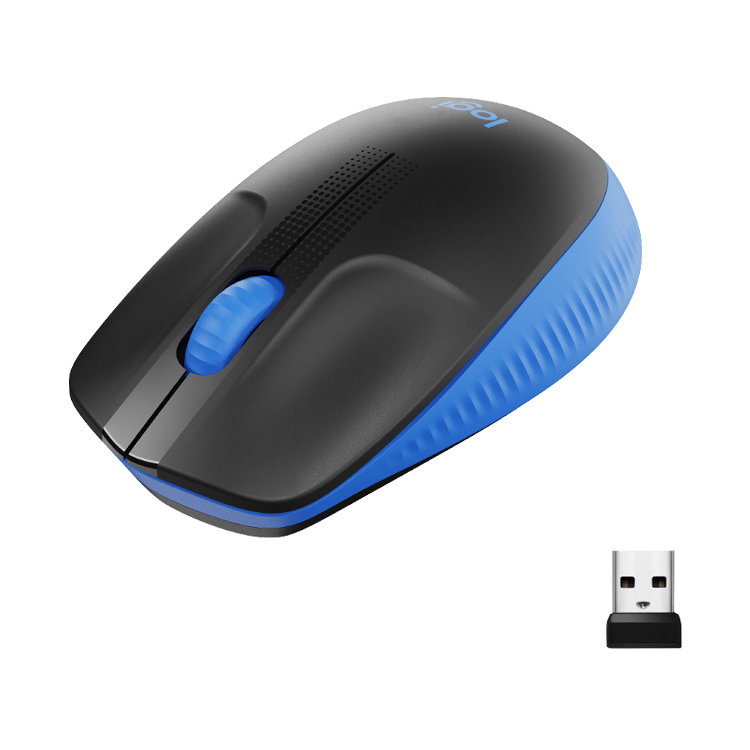 LOGITECH RATON M190 FULL SIZE OPTICO WIIRELES INALAMBRICO AZUL