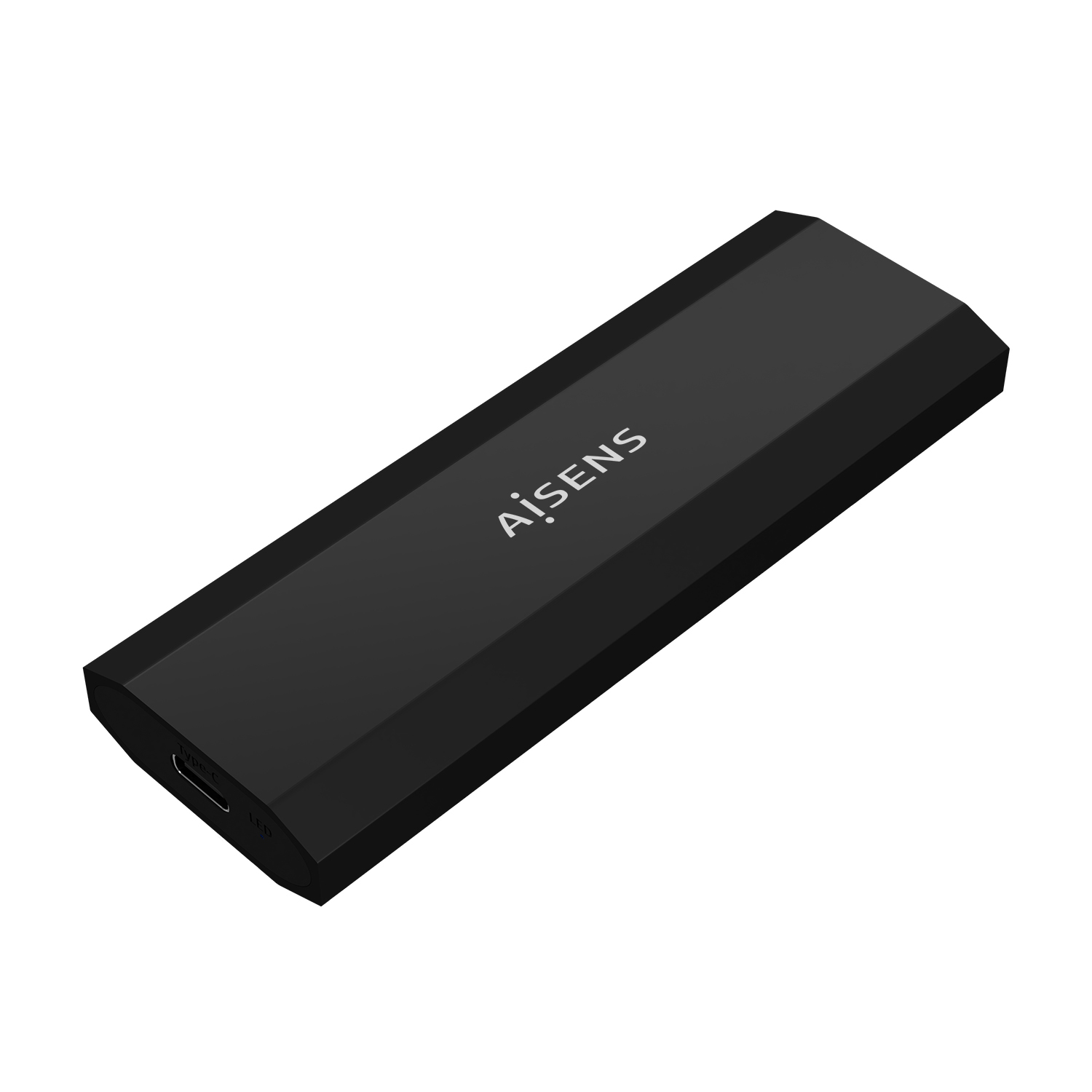 AISENS - CAJA EXTERNA M.2 (NGFF) ASM2-017B SATA/NVME A USB3.1 GEN2, NEGRA