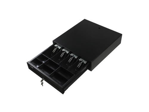 EQUIP TPV CAJON PORTAMONEDAS METAL 41X41 RJ11 NEGRO (3 AÑOS DE GARANTIA)