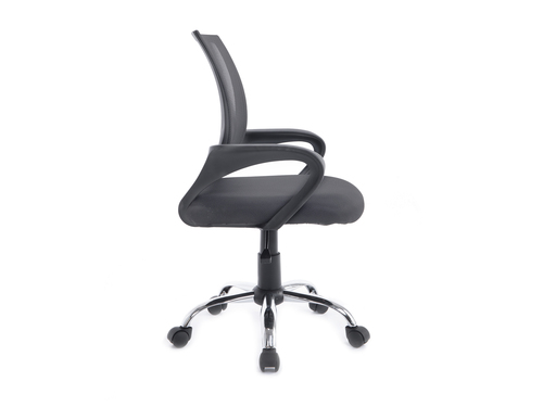 EQUIP SILLA DE OFICINA DE MALLA COLOR GRIS OSCURO DISEÑO ERGONOMICO