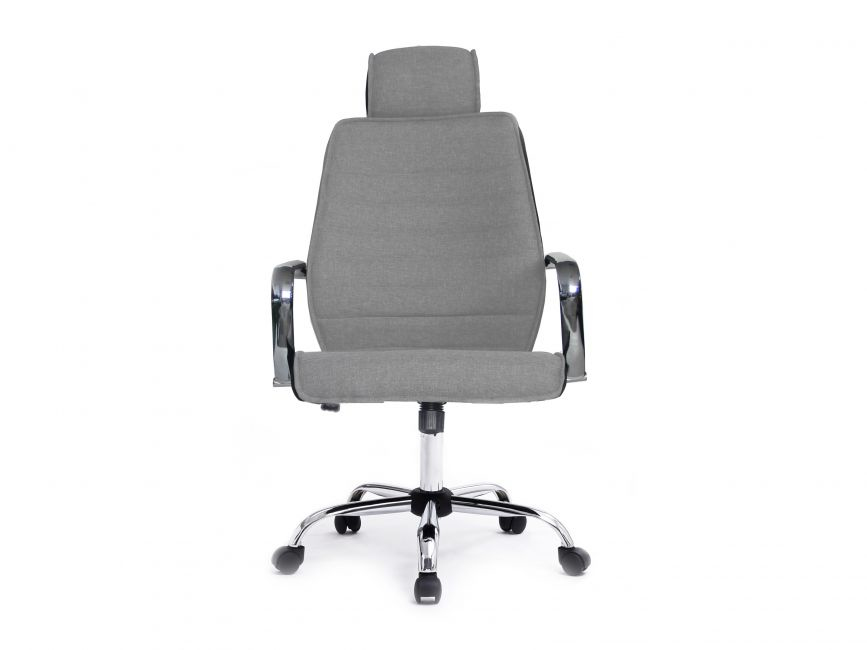 EQUIP SILLA DE OFICINA RESPALDO MEDIO COLOR GRIS DISEÑO ERGONOMICO