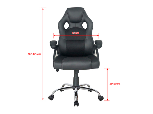 EQUIP SILLA DE OFICINA ERGONOMICA COLOR NEGRO DISEÑO ERGONOMICO