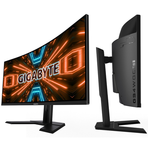 GIGABYTE Monitor LED GAMING G34WQC A-EK 34" NEGRO VA LCD 2K 2 X HDMI 2 X DP 144HZ 1MS VESA 100 
