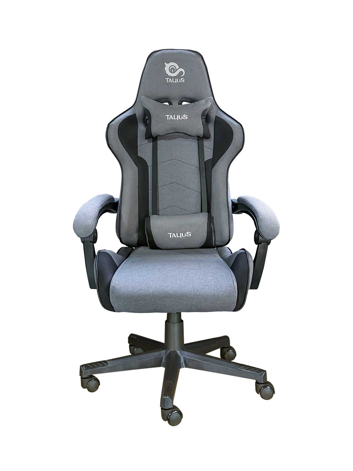 Talius silla Hornet gaming negra/gris, tela transpirable, butterfly, base y ruedas nylon, pistón C4- descatalogado