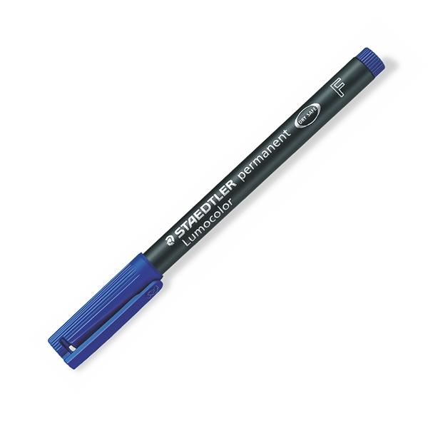 Rotulador Permanente Staedtler Lumocolor 318/ 0.6mm/ Azul
