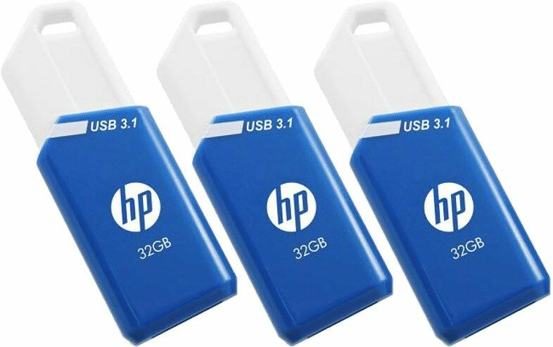 HP PENDRIVE USB 3.1 PACK 3UD 32GB X755W