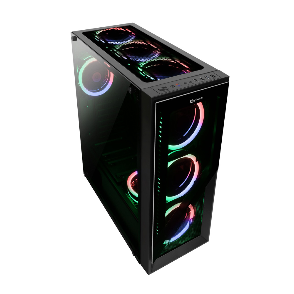 TALIUS Caja ATX gaming Valkyria led RGB USB 3.0