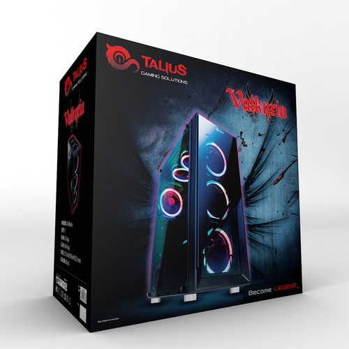 TALIUS Caja ATX gaming Valkyria led RGB USB 3.0