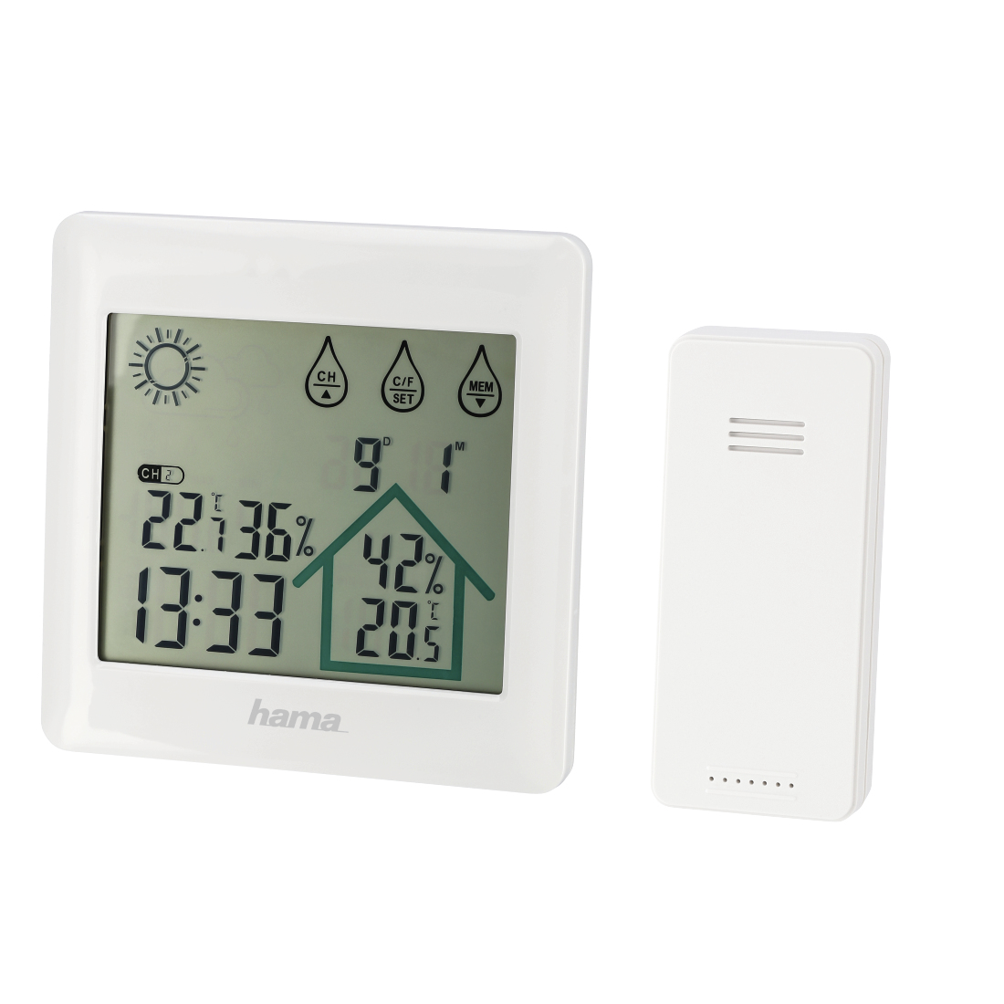 HAMA Home Estacion Meteorologica Action Blanco