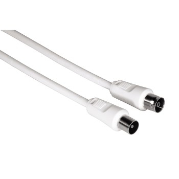 HAMA Cable Antena M-H 75db 3 m Blanco S/B