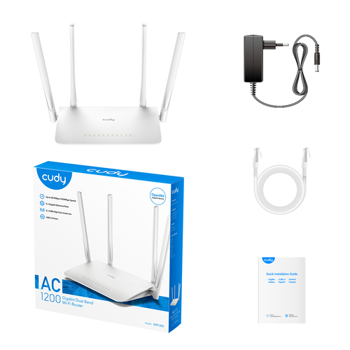 CUDY AC1200 Gigabit Wi-Fi Mesh Router