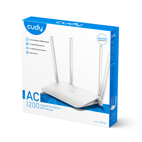 CUDY AC1200 Gigabit Wi-Fi Mesh Router
