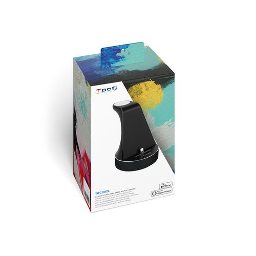 TOOQ Base CARGA APPLE WATCH + IPHONE LIGHTNING