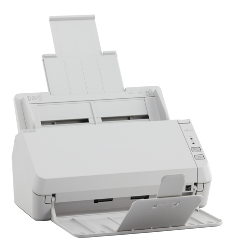 RICOH - FUJITSU Escaner SP-1130N, Escaner de Oficina LED USB 3.2 Gigabit Ethernet con ADF, Duplex, A4, 30 ppm/60 ipm.