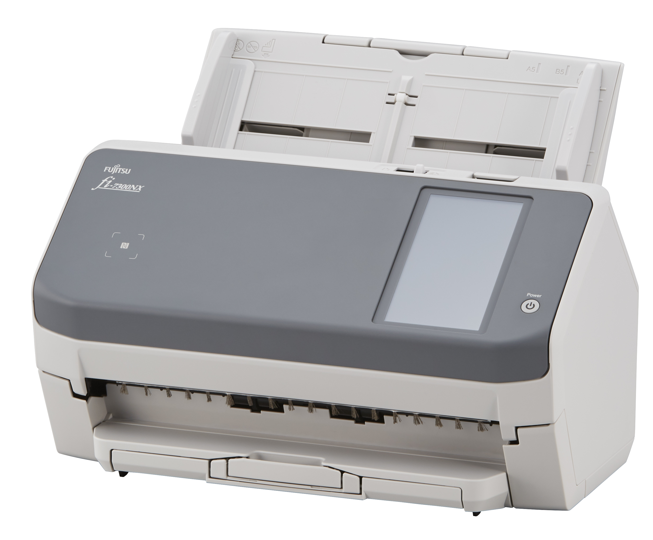 RICOH - FUJITSU Escaner fi-7300NX, Escaner de Grupo de Trabajo LED con Gigabit Ethernet, USB 3.1, Wi-Fi, Pantalla Tactil, ADF, Duplex, A4, 60 ppm/120 ipm.