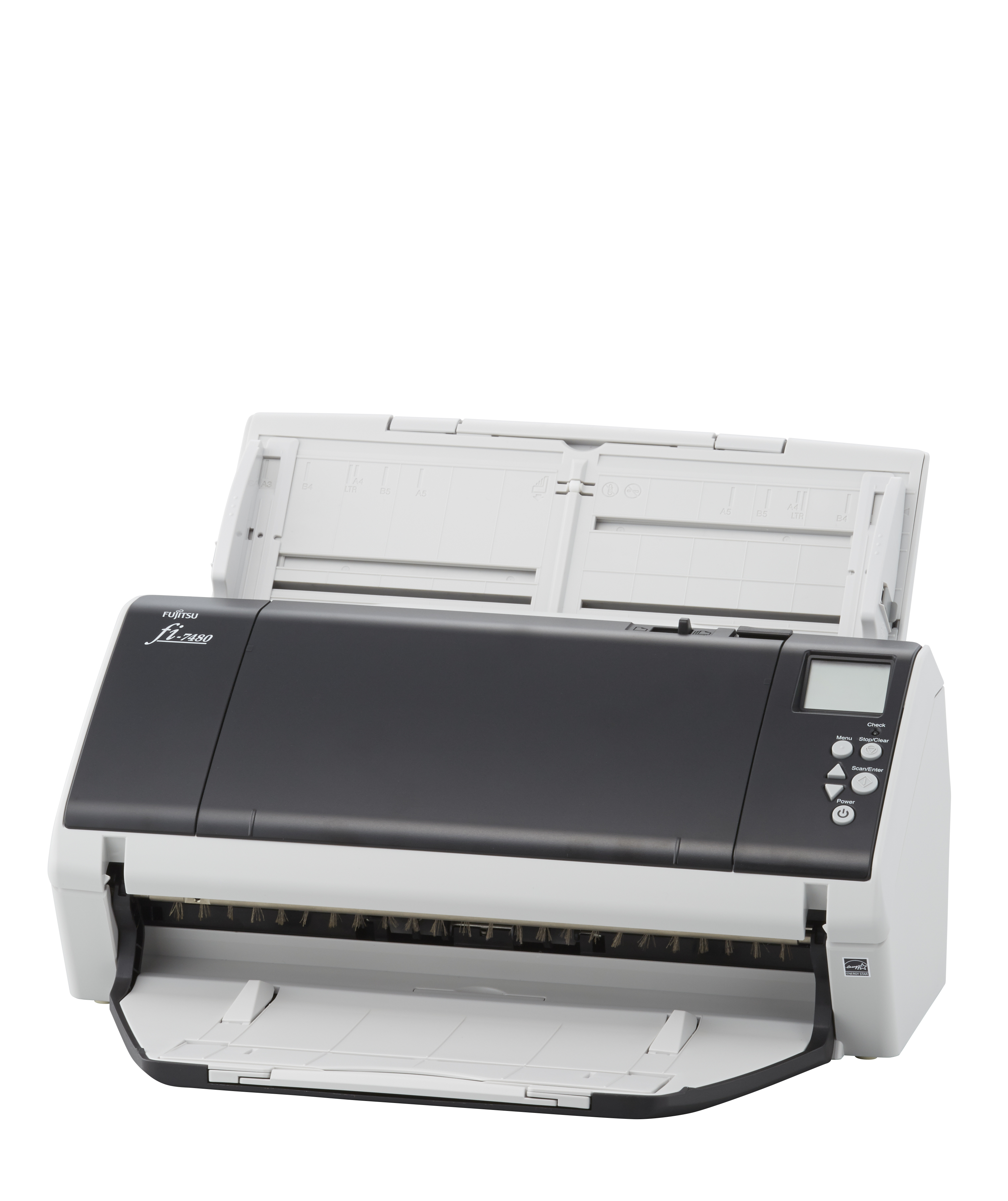 RICOH - FUJITSU Escaner fi-7480, Escaner Departamental LED USB 3.0 con ADF, Duplex, A3, 80 ppm/160 ipm.