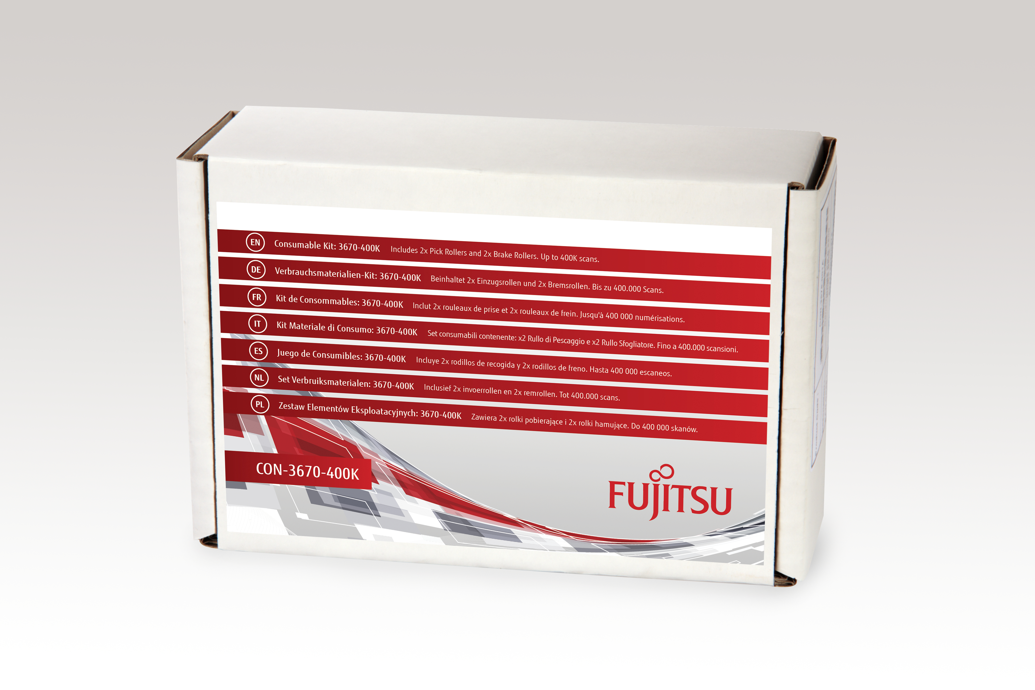 FUJITSU Juego de Consumibles: 3670-400K