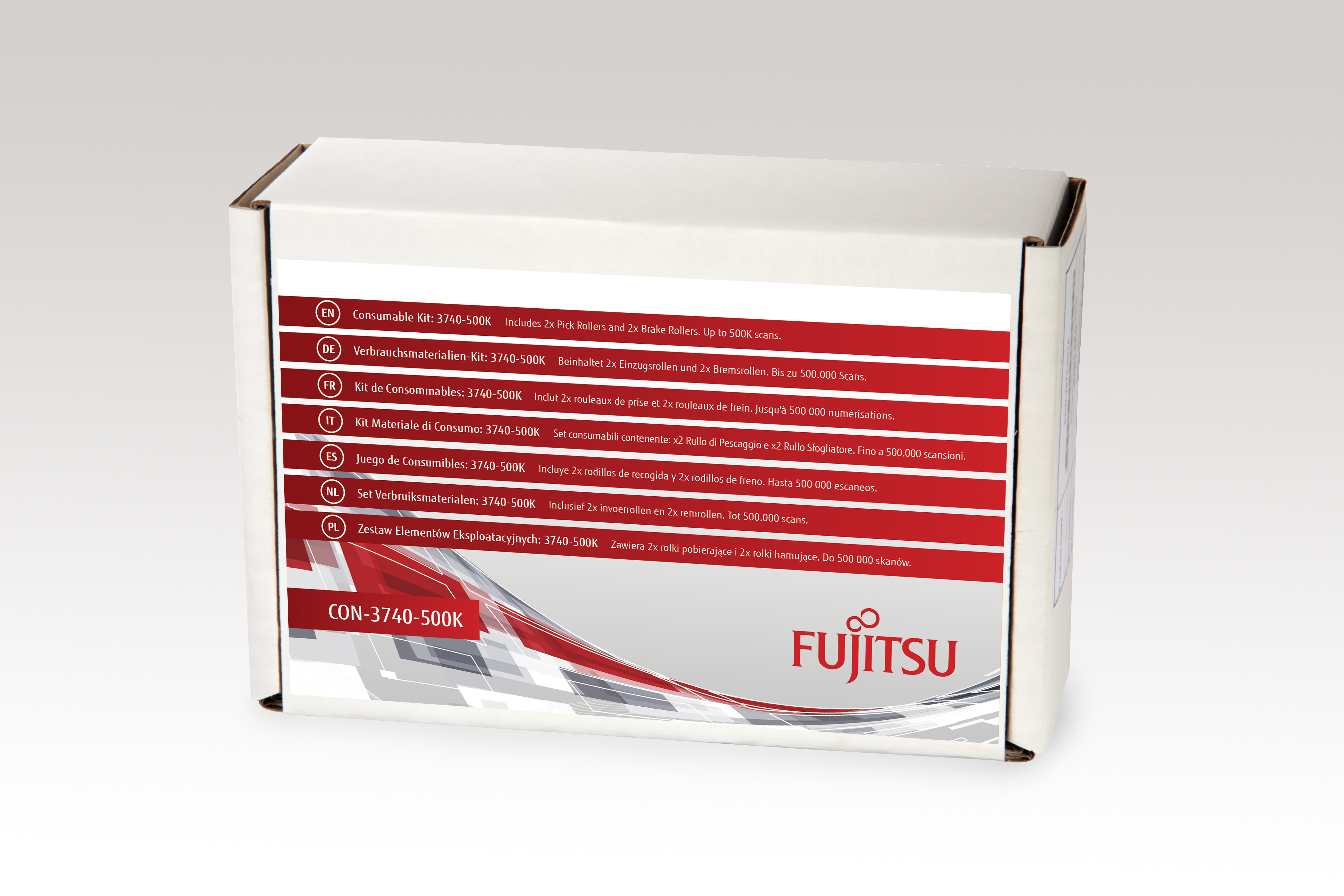 FUJITSU Juego de Consumibles: 3740-500K